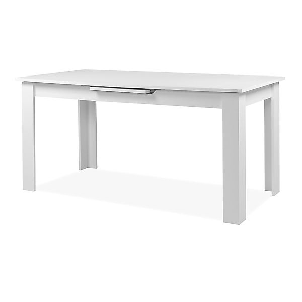 Furn.Design Esstisch Weiß 160 - 200 cm Ausziehbar Finham günstig online kaufen