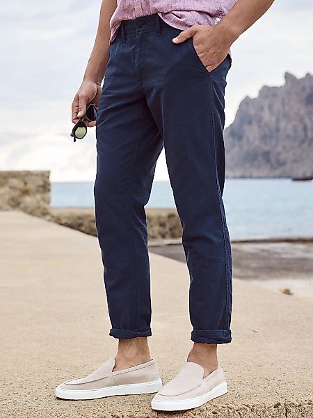 LERROS Chinohose "LERROS Sommerliche Chino mit Leinenanteil, RELAX FIT" günstig online kaufen