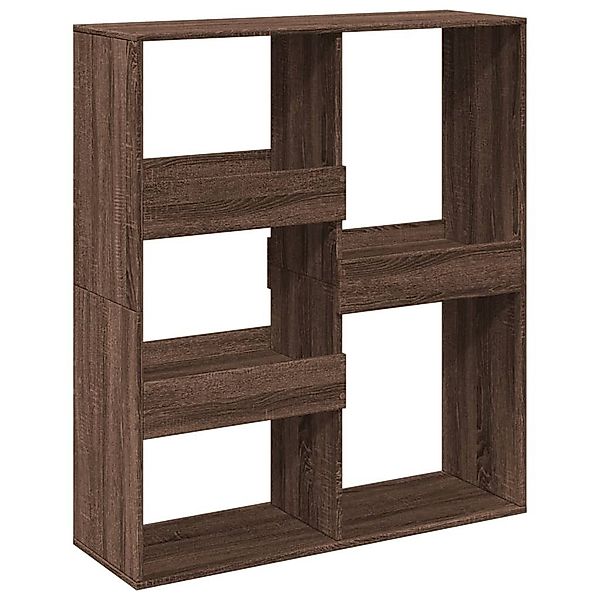 vidaXL Bücherregal Bücherregal/Raumteiler Braun Eichen-Optik 100x33x115 günstig online kaufen