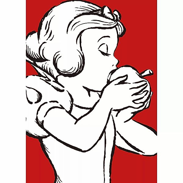 Komar Bild "Snow White Apple Bite - red", Disney, (1 St.), Wandbild zur Dek günstig online kaufen