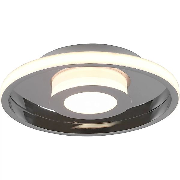 Trio LED-Deckenleuchte Ascari 68 mm x 300 mm x 300 mm Chrom günstig online kaufen