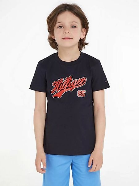 Tommy Hilfiger T-Shirt HILFIGER SCRIPT TEE S/S mit großem Logoschriftzug günstig online kaufen