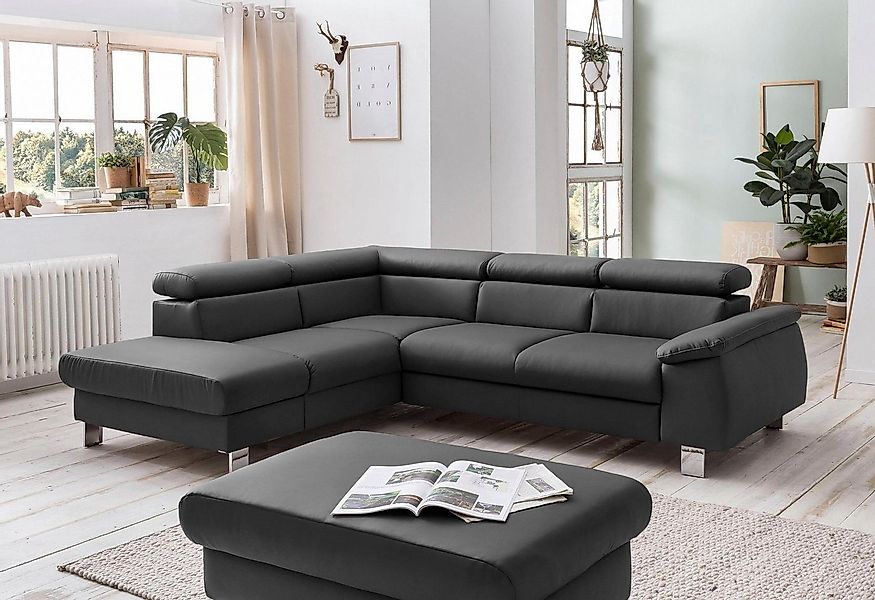 COTTA Polstergarnitur Komaris L-Form, (Set), Set bestehend aus: Ecksofa mit günstig online kaufen