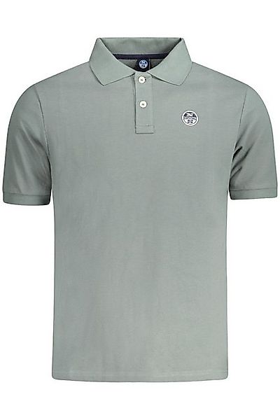 North Sails Poloshirt Herren Kurzarm-Poloshirt in Grün mit Logo und günstig online kaufen