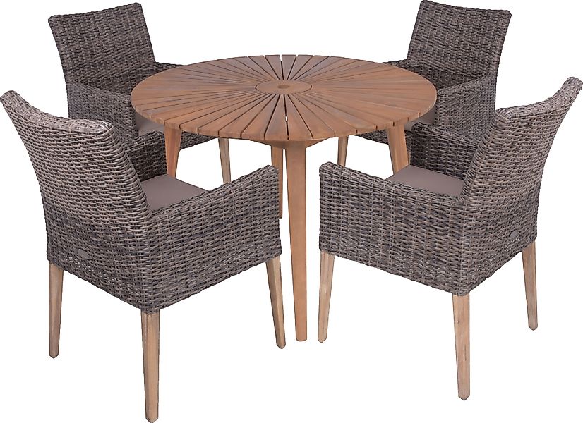 Garden Pleasure Garten-Essgruppe », Tischgruppe »FREMONT/NORVELL Set 01«« S günstig online kaufen