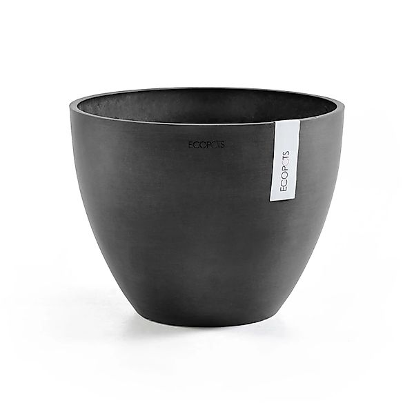 Ecopots Pflanztopf Antwerp Dunkelgrau 50 cm günstig online kaufen