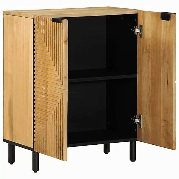 vidaXL Aktenschrank Sideboard Braun 60x33x75 cm Massivholz Mango günstig online kaufen