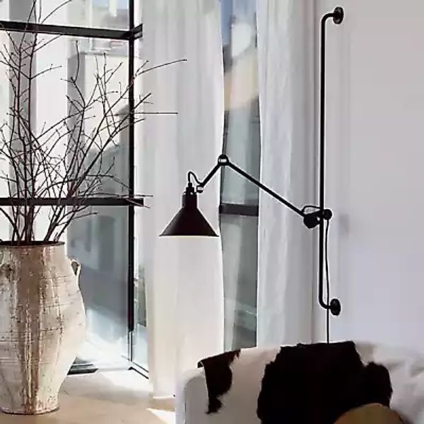 DCW Lampe Gras No 214 Wandleuchte, schwarz günstig online kaufen