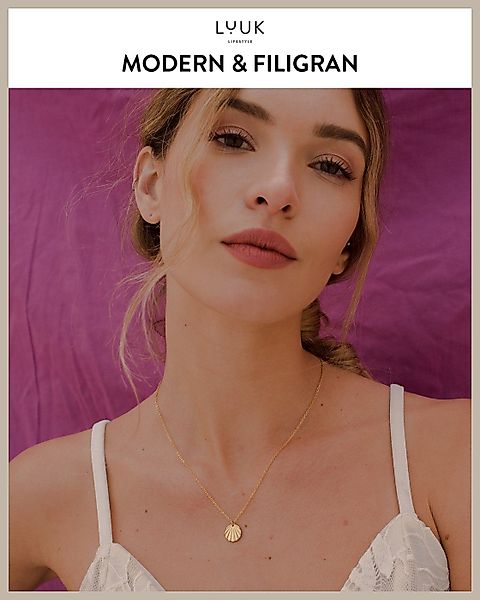 LUUK LIFESTYLE Kette mit Anhänger Muschel, günstig online kaufen
