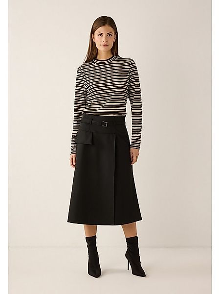 MORE&MORE T-Shirt schmales Ringelshirt, gerippt günstig online kaufen