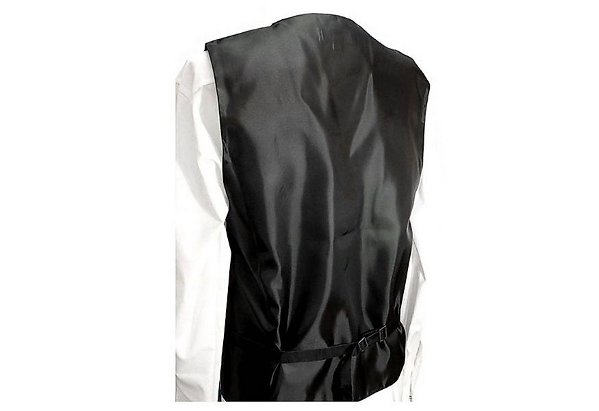 Paul Malone Anzugweste Herren Hochzeitsweste mit Plastron Set 2tlg schwarz günstig online kaufen