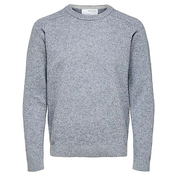 Selected New Coban Wollpullover 2XL Medium Grey Melange günstig online kaufen