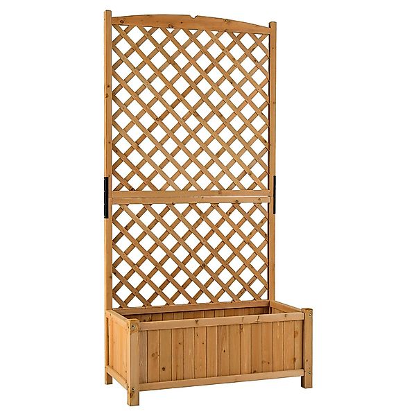 COSTWAY Blumenkasten, mit Spalier, Rankgitter & günstig online kaufen