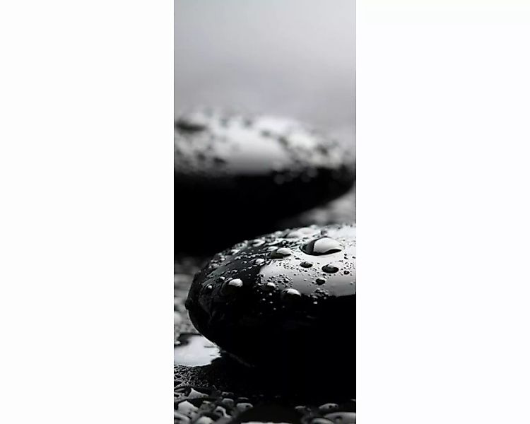 Trtapete "Nasse Steine" 0,91x2,11 m / selbstklebende Folie günstig online kaufen