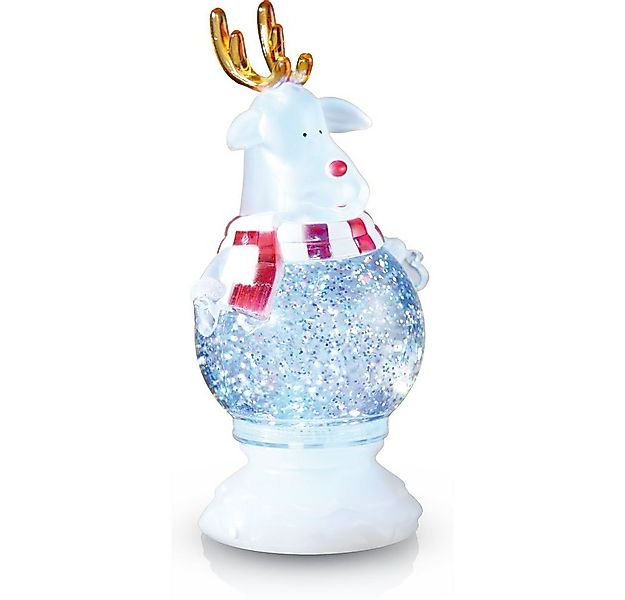 Esto LED Dekolicht, Rentier Tischlampe Weihnachtsdeko LED Schneekugel RGB F günstig online kaufen