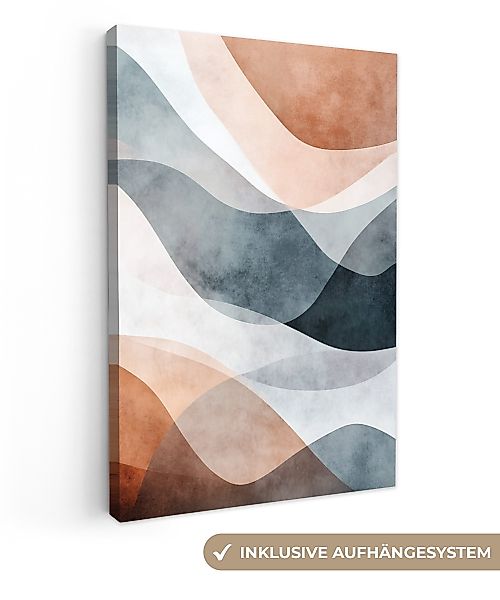 OneMillionCanvasses® Leinwandbild Abstrakt - Wellen - günstig online kaufen