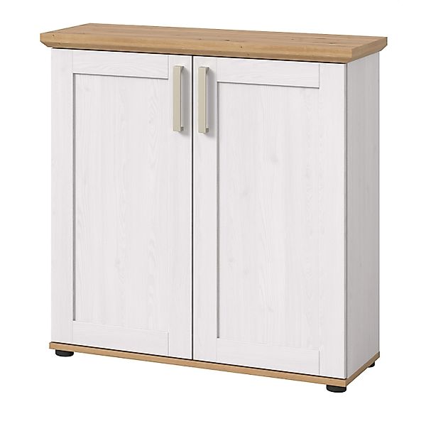 Inn.Furn Kommode in Weiß Lärche Landhaus 84 x 88 cm Mirano günstig online kaufen