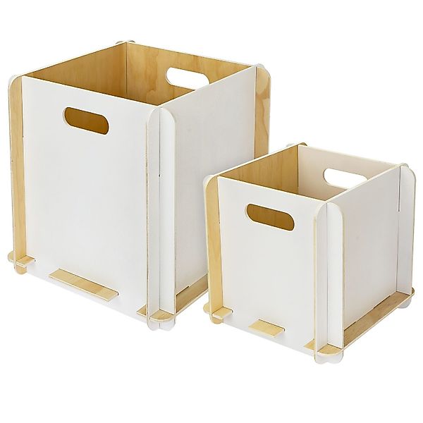 HMF Aufbewahrungsbox Praktische Regalbox aus Holz günstig online kaufen