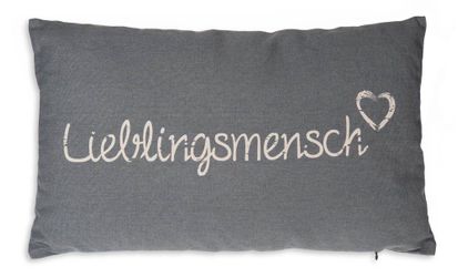 Haus und Deko Kuscheltier Lieblingsmensch Kissen günstig online kaufen