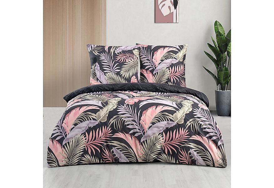 yadetextil Bettwäsche Bettwäsche 200x200 cm. 3 teilig set, Hena, Renforce, günstig online kaufen