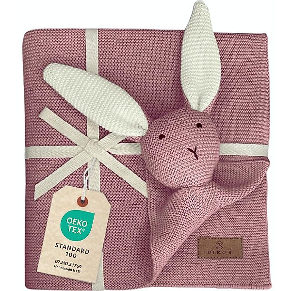 Babydecke DIKOS® Babydecke SCHMUSE-HASE Baby Geschenk günstig online kaufen