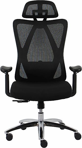 OTTO home Bürostuhl "ZAMIR, verstellbare Kopfstütze, Lendenwirbelstütze," ( günstig online kaufen