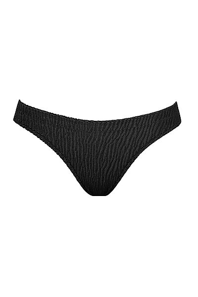 Watercult High-Low-Bikini-Slip Textured Basics 38 schwarz günstig online kaufen