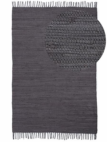 carpetfine Teppich Kelim Chindi uni, rechteckig, günstig online kaufen