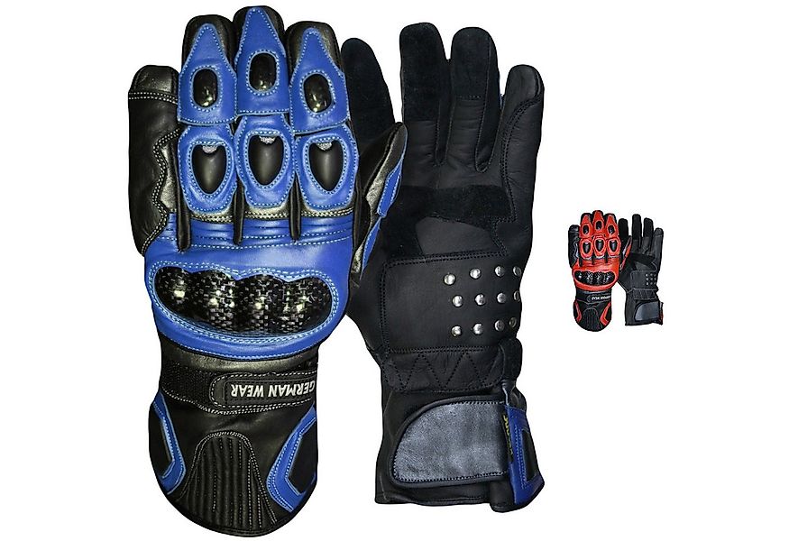 German Wear Motorradhandschuhe GW401G Motorradhandschuhe Lederhandschuhe günstig online kaufen