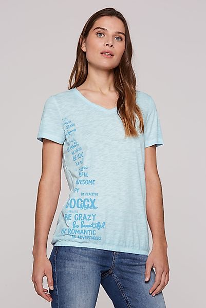 SOCCX V-Shirt, mit Gummizug im Saum günstig online kaufen