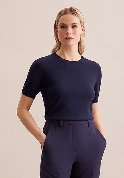 seidensticker Strickpullover Schwarze Rose 1/2 Rundhals günstig online kaufen