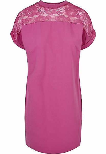 URBAN CLASSICS Shirtkleid "Urban Classics Damen Ladies Lace Tee Dress" 1 St günstig online kaufen