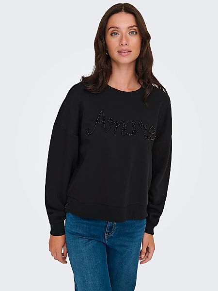 ONLY Sweatshirt "ONLJENNA L/S O-NECK EMB. BOX SWT" günstig online kaufen