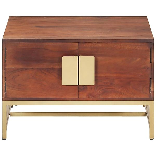 vidaXL Couchtisch Honigbraun 67x67x45 cm Akazie Massivholz günstig online kaufen