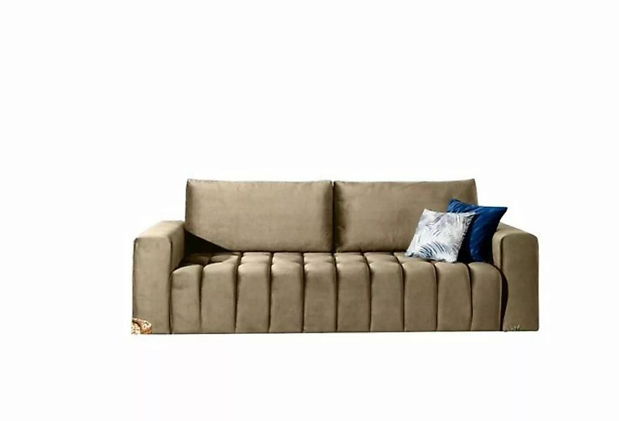 MOEBLO Schlafsofa ZORUA, Sofa Couch für Wohnzimmer Federkern Sofagarnitur P günstig online kaufen