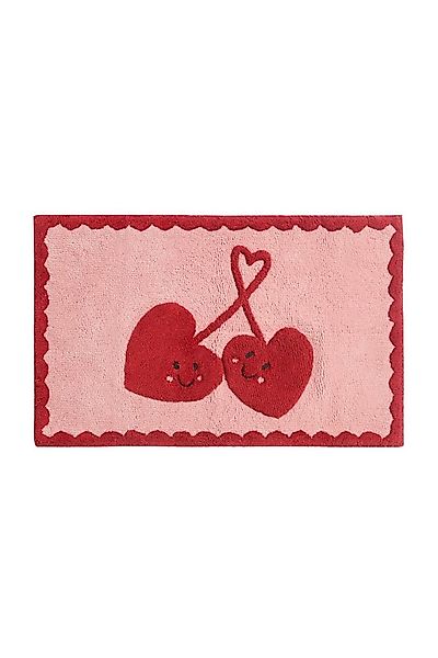 Next Badematte Badematte Kirsche/Herz aus 100 % Baumwolle, Höhe 80 mm, Baum günstig online kaufen