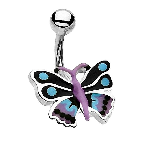 Taffstyle Bauchnabelpiercing Bauch Piercing Chirurgenstahl Schmetterling, günstig online kaufen