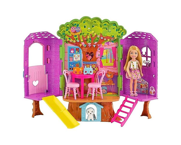 Mattel® Spielwelt Mattel HPL70 - Barbie Chelsea - Baumhaus Spielset inkl. P günstig online kaufen