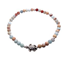 Steinfixx® Armband Perlenarmband 4mm - Schildkröte günstig online kaufen