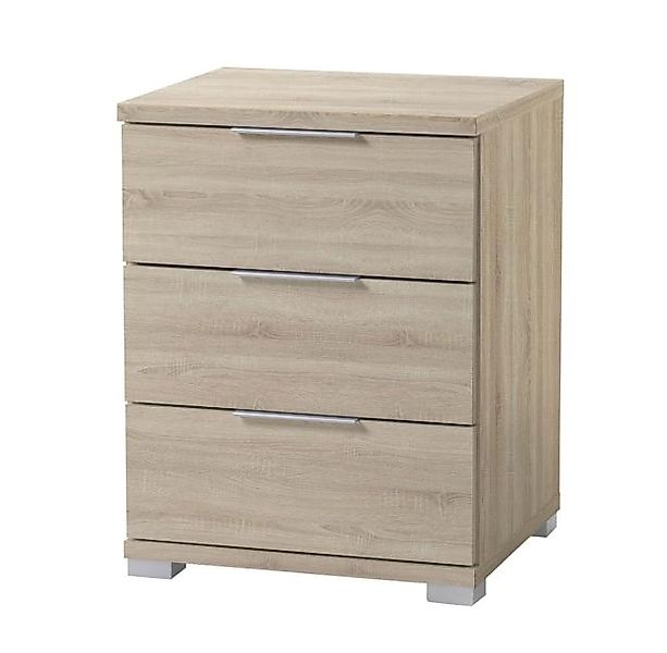 Nachtkommode ca.46x61x42 cm inkl. 3 Schubkästen Sonoma Eiche günstig online kaufen
