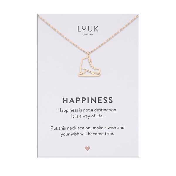 LUUK LIFESTYLE Kette mit Anhänger Schlittschuh, günstig online kaufen