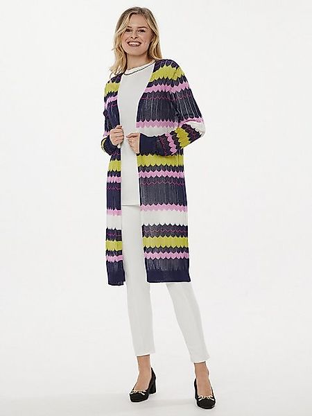 MONACO blue Strickjacke Longjacke Figurumspielend im günstig online kaufen