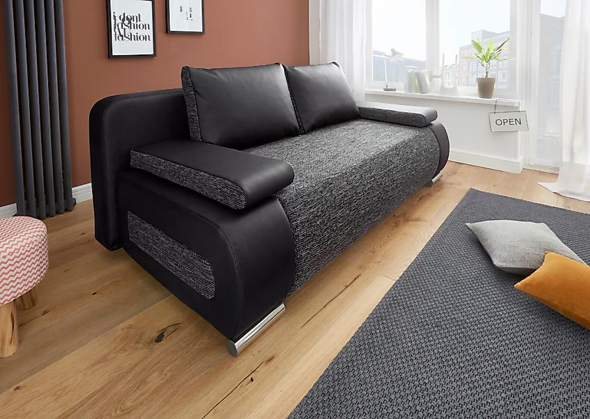 COLLECTION AB Schlafsofa "Moritz" mit Bettfunktion und Bettkasten, komforta günstig online kaufen