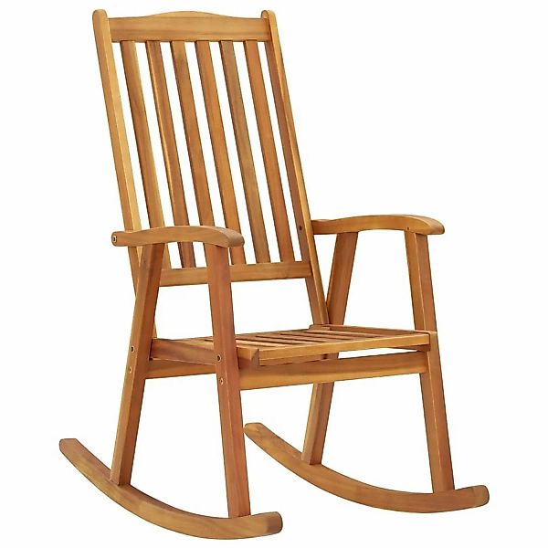 vidaXL Schaukelstuhl mit Auflagen Massivholz Akazie Modell 7 günstig online kaufen