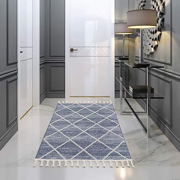 Carpet City Teppich »Art 2646«, rechteckig, 7 mm Höhe, Läufer, Kurzflor, mi günstig online kaufen