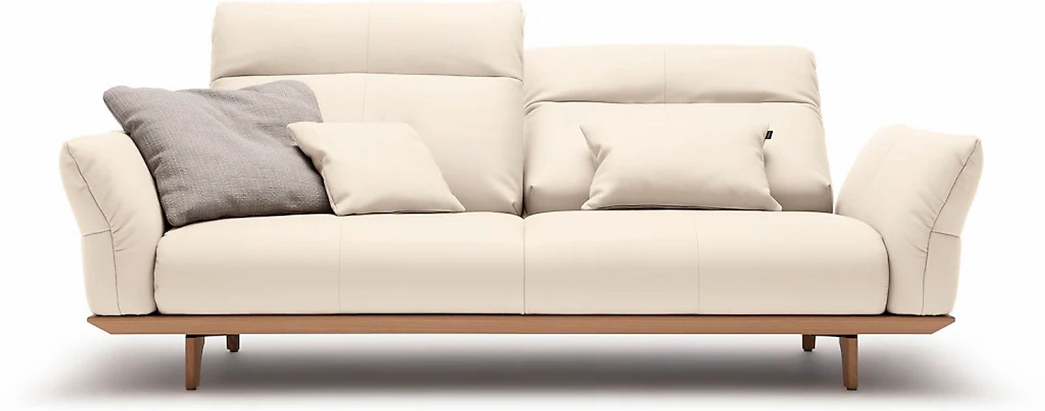 Creation BY ROLF BENZ 3-Sitzer "CR.460" Sockel in Eiche, Füße Eiche natur, günstig online kaufen