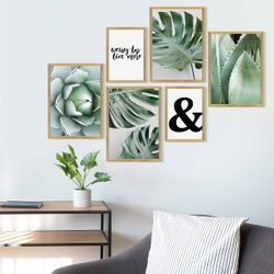 PHOTOLINI Bilderrahmen 6er Set Modern Schmal günstig online kaufen