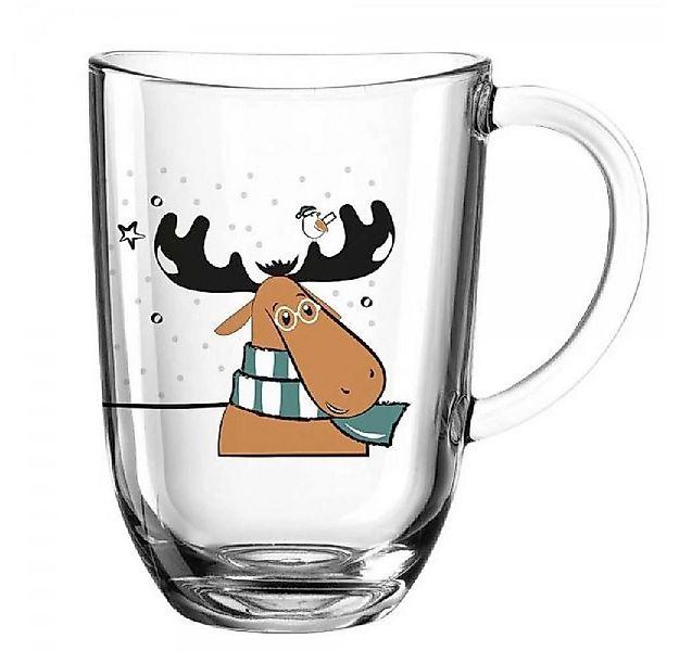 LEONARDO Geschirr Leonardo Tasse hitzebeständiges Glas Elch (380ml) günstig online kaufen