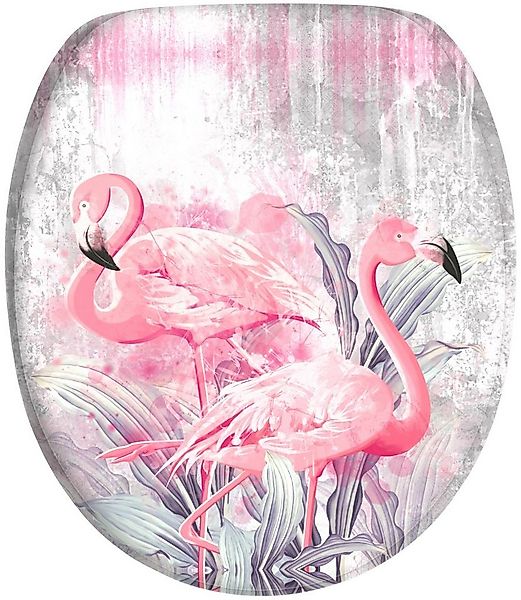 Sanilo WC-Sitz Flamingo, mit Absenkautomatik, BxL: 37,7 x 42,0 - 47,0 cm günstig online kaufen