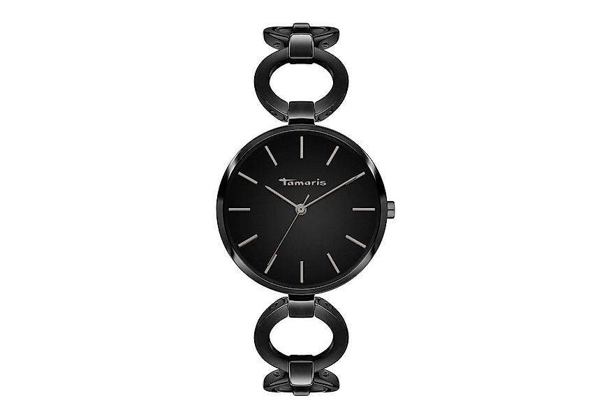 Tamaris Quarzuhr The Black Glamorous Edelstahl günstig online kaufen